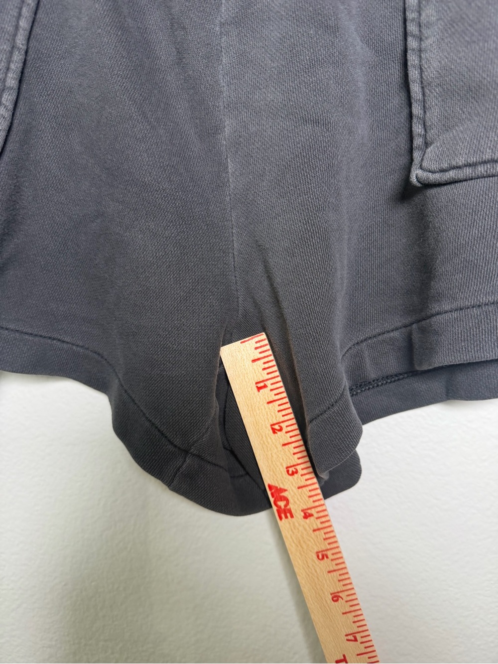 aerie go-to shorts Black Pull-On Athletic Shorts with Front Patch Pockets Size L - Picture 6 of 8